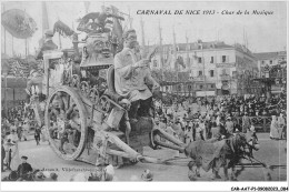 CAR-AATP1-06-0043 - NICE - Carnaval De Nice 1913 - Char De La Musique - Karneval