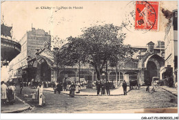 CAR-AATP11-92-0988 - CLICHY - La Place Du Marché - Clichy