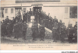 CAR-AATP11-90-0979 - HAUTE-ALSACE - Présentation Du Drapeau D'un Régiment Territorial Aux Habitants - Otros & Sin Clasificación