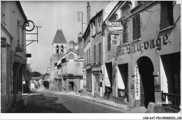 CAR-AATP10-77-0889 - ROZAY EN BRIE - L'église Et Rue Du Général Leclerc - Rozay En Brie