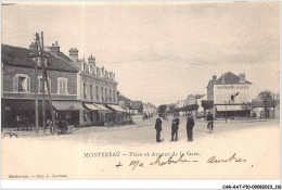 CAR-AATP10-77-0882 - MONTEREAU - Place Et Avenue De La Gare - Montereau