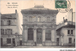 CAR-AATP10-77-0862 - MELUN - La Caisse D'epargne - Rue Du Miroir - Melun