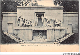 CAR-AATP9-75-0803 - PARIS- Monument Aux Morts  - Père Lachaise - Statuen