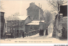 CAR-AATP9-75-0798 - MONTMARTRE - Le Lapin Agile En Hiver - Coin Saint-vincent  - Sonstige & Ohne Zuordnung