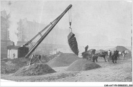 CAR-AATP9-75-0763 - PARIS - Dechargement De Sable  - Quai De L'hôtel De Ville - Die Seine Und Ihre Ufer