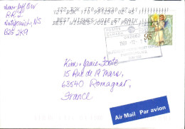 CANADA SEUL SUR LETTRE POUR LA FRANCE 1999 - Cartas & Documentos