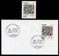 PANAMA (2018) Un Siglo De Servicio A La Humanidad - Cruz Roja Panameña, Red Cross, Croix-Rouge - First Day Cover + Stamp - Panamá