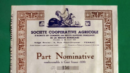 T-FR Société Cooperative Agricole 1948 PESSAC Gironde - Région Bordelaise - Landwirtschaft