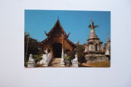 CHIANGMAI  -  Wat Prasingh's Ancient Preaching Hall  -  THAILAND  -  THAILANDE - Tailandia