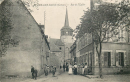 CREUSE  EVAUX LES BAINS   Rue De L'église - Evaux Les Bains