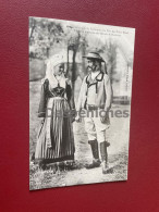 Bannalec - Concours De Costumes à La Fête Des Filets Bleus - L'ancien Costume Des Mariés De Bannalec - Kostums