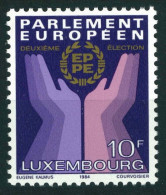 1984 Luxembourg 1097 Direct Elections To The European Parliament - Unused Stamps