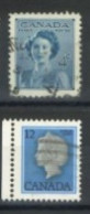 CANADA - 1948/77, QUEEN ELIZABETH II. STAMPS SET OF 2, USED. - Gebruikt