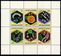 Bulgarien 1987 - Mi.Nr. 3582 - 3587 Kleinbogen - Postfrisch MNH - Blumen Flowers - Autres & Non Classés