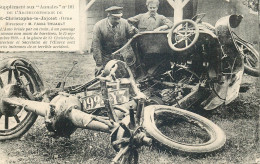 ORNE  SAINT CHRISTOPHE LE JAJOLET    Auto Brisée Par Un Train A Un Passage A Niveau Le 15 Septembre1920 - Sonstige & Ohne Zuordnung