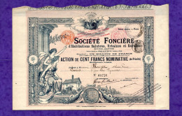 T-FR Société Foncière D'Habitations Salubres, Urbaines Et Rurales 1906 - Autres & Non Classés