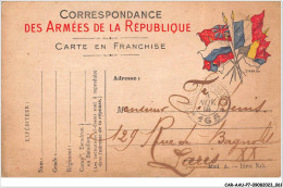 CAR-AAUP7-0485 - MILITAIRE - CORRESPONDANCE - Des Armées De La Republique - Sonstige & Ohne Zuordnung