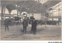 CAR-AAUP6-0447 - AVIATION - L'aeronat LEBAUDY A L'amarrage De La Galerie Des Machines - 20 Novembre 1903 - En Etat Recou - Aerodrome