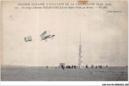 CAR-AAUP6-0439 - AVIATION - Un Virage D'etienne BUNAU-VARILLA Sur Biplan Voisin 40 Chevaux - Aviateurs