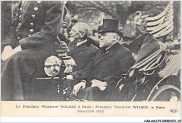 CAR-AAUP3-0203 - ETAT-UNIS - Le President Woodrow WILSON A Paris - President Woodrow WILSON In Paris Decembre 1918 - Altri & Non Classificati