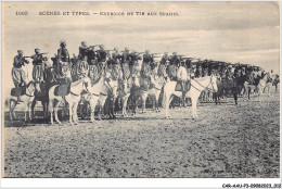 CAR-AAUP3-0153 - ALGERIE - SCENES ET TYPES - EXERCICE DE TIR AUX SPAHIS - Plaatsen