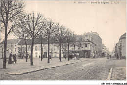 CAR-AAUP1-93-0060 - FRANCE - BONDY - Place De L'eglise C.L.C - Bondy