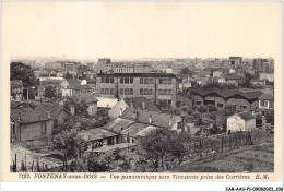 CAR-AAUP1-93-0054 - FRANCE - FONTENAY-SOUS-BOIS - Vue Panoramique Vers Vincennes Prise Des Carrieres - Sonstige & Ohne Zuordnung