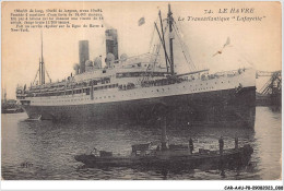 CAR-AAUP8-0561 - BATEAU - LE HAVRE - Le Transatlantique - Lafayette  - Dampfer