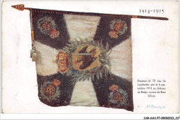 CAR-AAUP7-0513 - MILITAIRE - 1914-1915 - Drapeau Du 72e Reg - Croix Rouge - Régiments