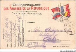 CAR-AAUP7-0503 - MILITAIRE - CORRESPONDANCE DES ARMEES DE LA REPUBLIQUE - Autres & Non Classés