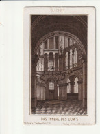 Aachen, Kartonfoto  1866 Vom Domm, Innen,Kaisersaal  Ca. 14 X 6,5 Cm Groß - Europa