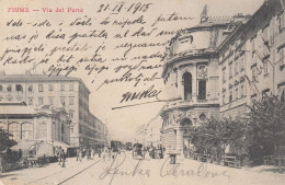 Rijeka Fiume - Via Del Porto 1905 - Kroatië