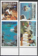 1988 Turks And Caicos World Scout Jamboree 4v. MNH SG. N. 917/20 - Sonstige & Ohne Zuordnung