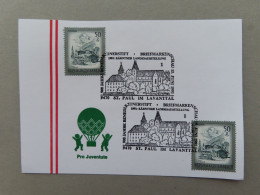 Österreich Pro Juventute - Mit Sonderstempel 15. Juni 1991 St. Paul Im Lavanttal, 900 Jahre Benediktinerstift (Nr.1424) - Sonstige & Ohne Zuordnung