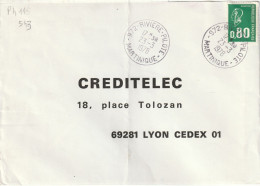 CAD   / N°  1891 + 1972   69 - VILLEURBANNE  PPAL  - ANNEXE  - RHONE - Manual Postmarks