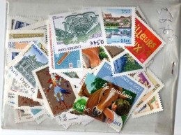 FRANCE LOT DE TIMBRES EUF EN EURO FACIALE 58.68 € - Otros & Sin Clasificación