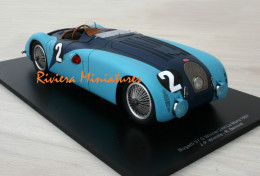 SPARK - BUGATTI 57G - N°2 - Winner 24 Heures Du Mans 1937 - 18LM37 - 1/18 - Autres & Non Classés