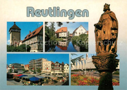 73269505 Reutlingen BW Schloss Neckarpartie Marktplatz Denkmal  - Reutlingen