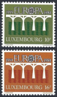 1984 Luxembourg 1098-1099 Europa Cept 4,00 € - 1984