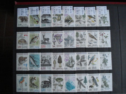 2721 à 2269 La Flore Et La Faune De 1983 à 1991 Neuves ****** - Unused Stamps