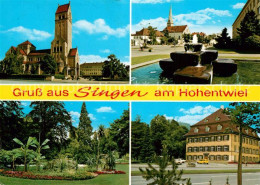 73269432 Singen Hohentwiel Kirche Brunnen Park Schloss Singen Hohentwiel - Singen A. Hohentwiel