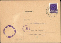 Sächsische Schwärzungen, 1945, AP 169 I EF, Brief - Sonstige & Ohne Zuordnung