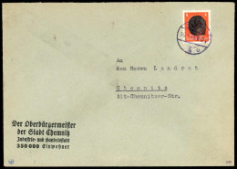 Sächsische Schwärzungen, 1945, AP 170 I, Brief - Otros & Sin Clasificación