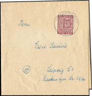 SBZ - Westsachsen, 1945, 133 Ya, Brief - Autres & Non Classés