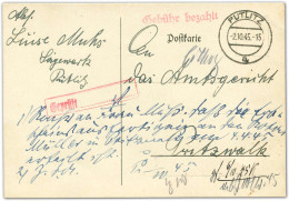 Sowjetische Zone, 1945, Barfreim., Brief - Autres & Non Classés