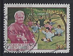 Italy 1970  Maria Montessori  (o) Mi.1314 - 1961-70: Usados