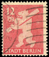 SBZ - Berlin Brandenburg, 1945, 5AA Wax, Gestempelt - Other & Unclassified