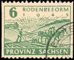 SBZ - Provinz Sachsen, 1945, 85 Bya, Gestempelt - Andere & Zonder Classificatie