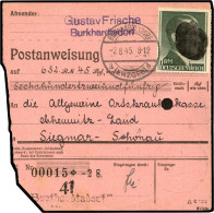 Sächsische Schwärzungen, 1945, AP 799 I EF, Brief - Other & Unclassified