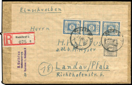 SBZ - Ostsachsen, 1945, 54a (3), 52atx, Brief - Autres & Non Classés